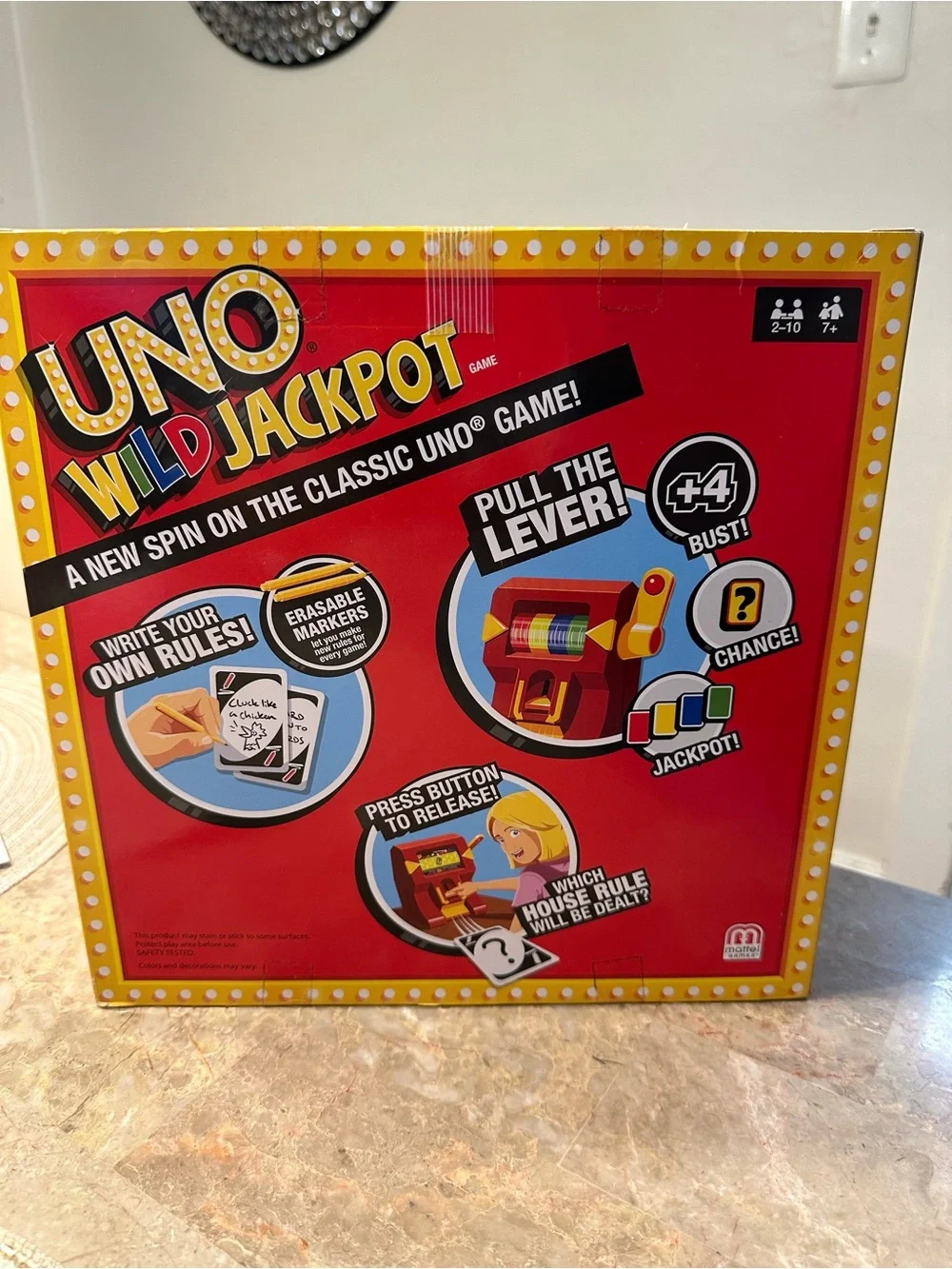 Uno Wild Jackpot Roulette Card Game